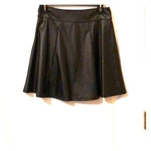 Faux Leather Skirt NWOT